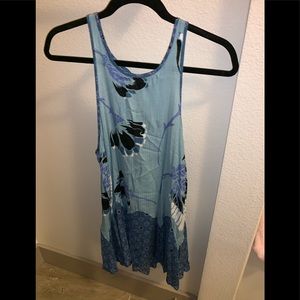 Free People blue floral dress